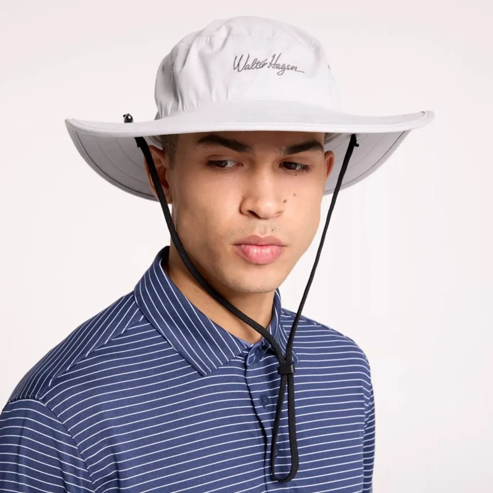 Walter Hagen Wide Brim Sun Hat Medium Gray - NWT